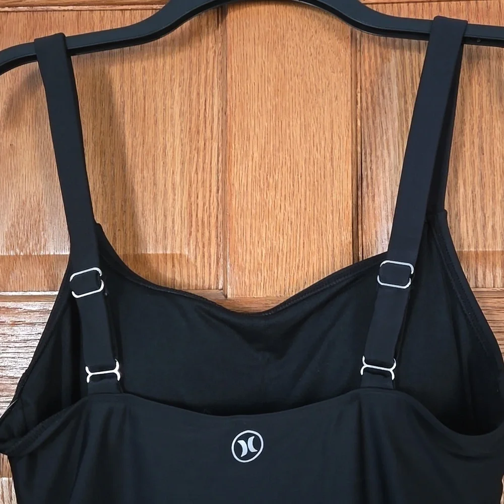 Hurley NWT Black Women's One Piece Swimsuit